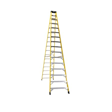 BAUER LADDER 16 ft Fiberglass Stepladder 35016